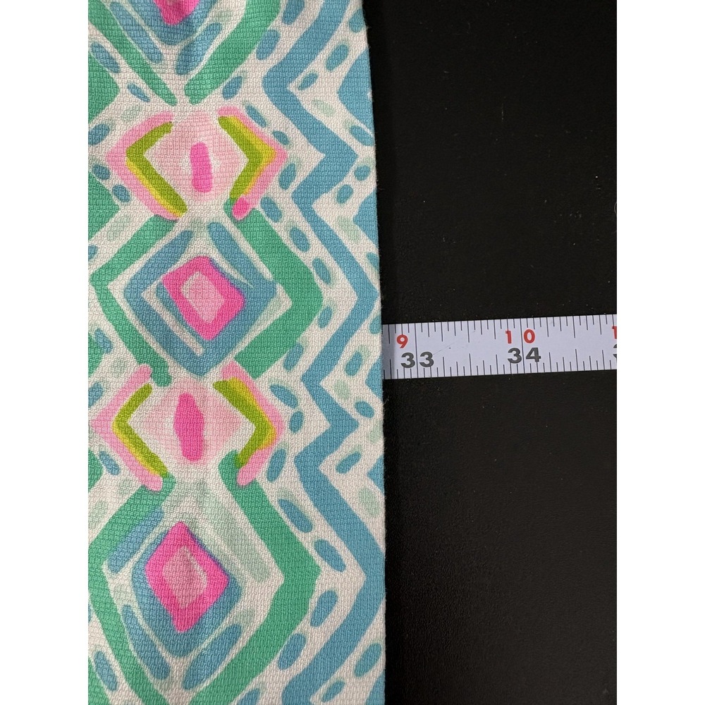 Lilly Pulitzer Dress Womens 2 Multicolor Floral Print Shift V Neck Lined 005603 - Picture 11 of 13